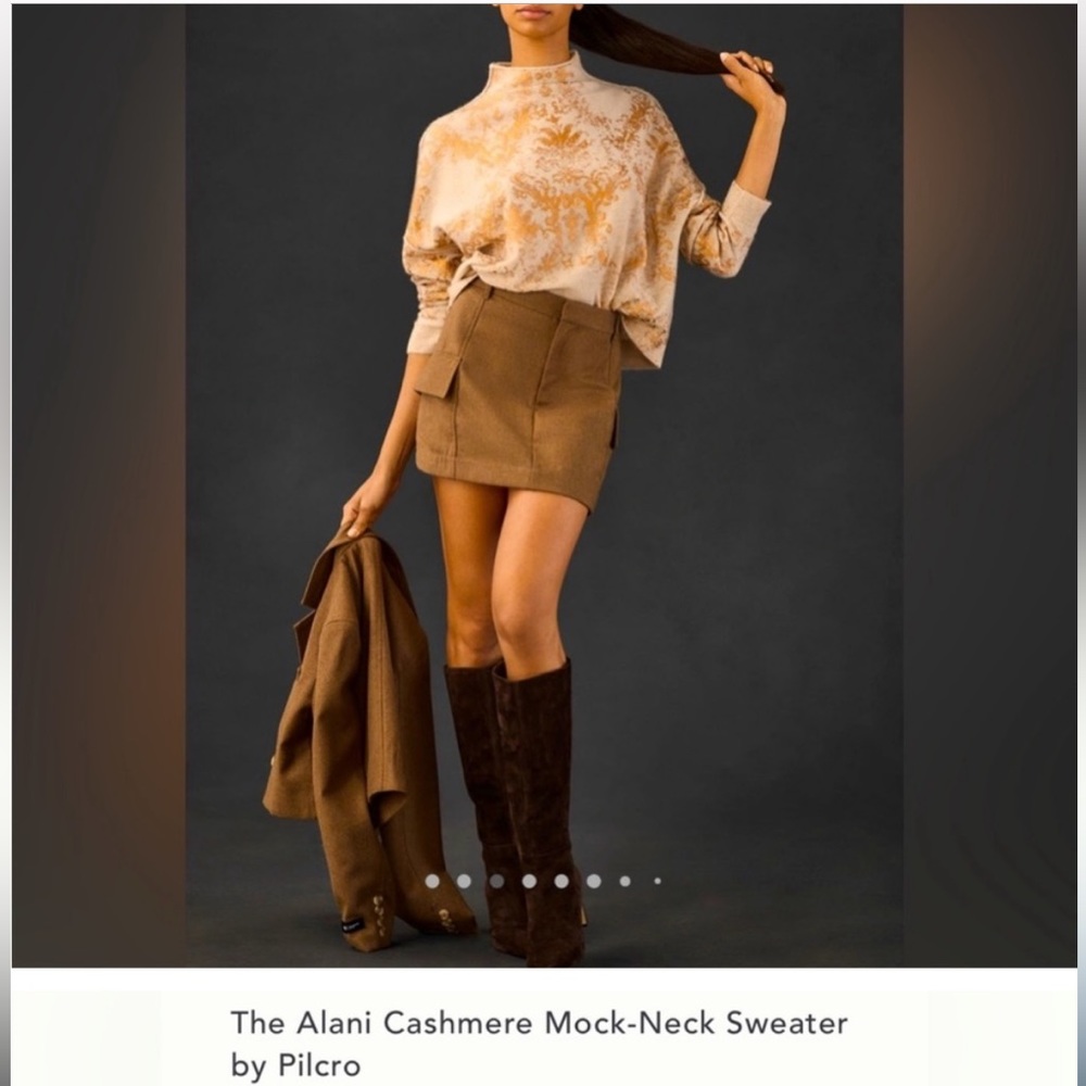 The Alani Pilcro 100% cashmere sweater with metallic embellishing. Never worn